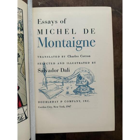 ESSAYS OF MICHEL DE MONTAIGNE, 1947. ILLUSTRATED, HAND SIGNED/NUMBER 590/1000 - Picture 4 of 16